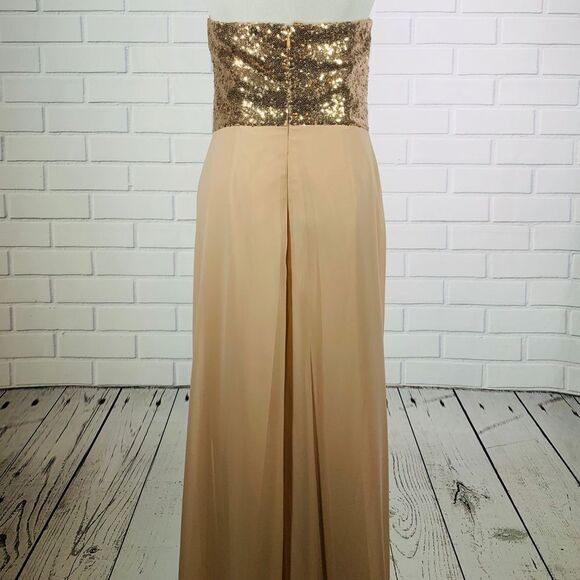 B2 BRIDESMAIDS BY JASMINE B183064 - ROSE GOLD - SIZE 12 - Picture 7 of 16